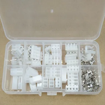 

25 sets 2p 3p 4 pin CH 3.96mm Pitch Terminal Housing Pin Header terminal Connector with box connector