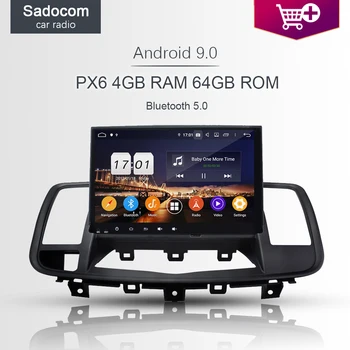 

9" DSP PX6 2 din Android 9.0 4GB RAM+ 64GB Car DVD Player GPS Glonass RDS autoradio Bluetooth 4.2 For Nissan TENNA 2008-2013