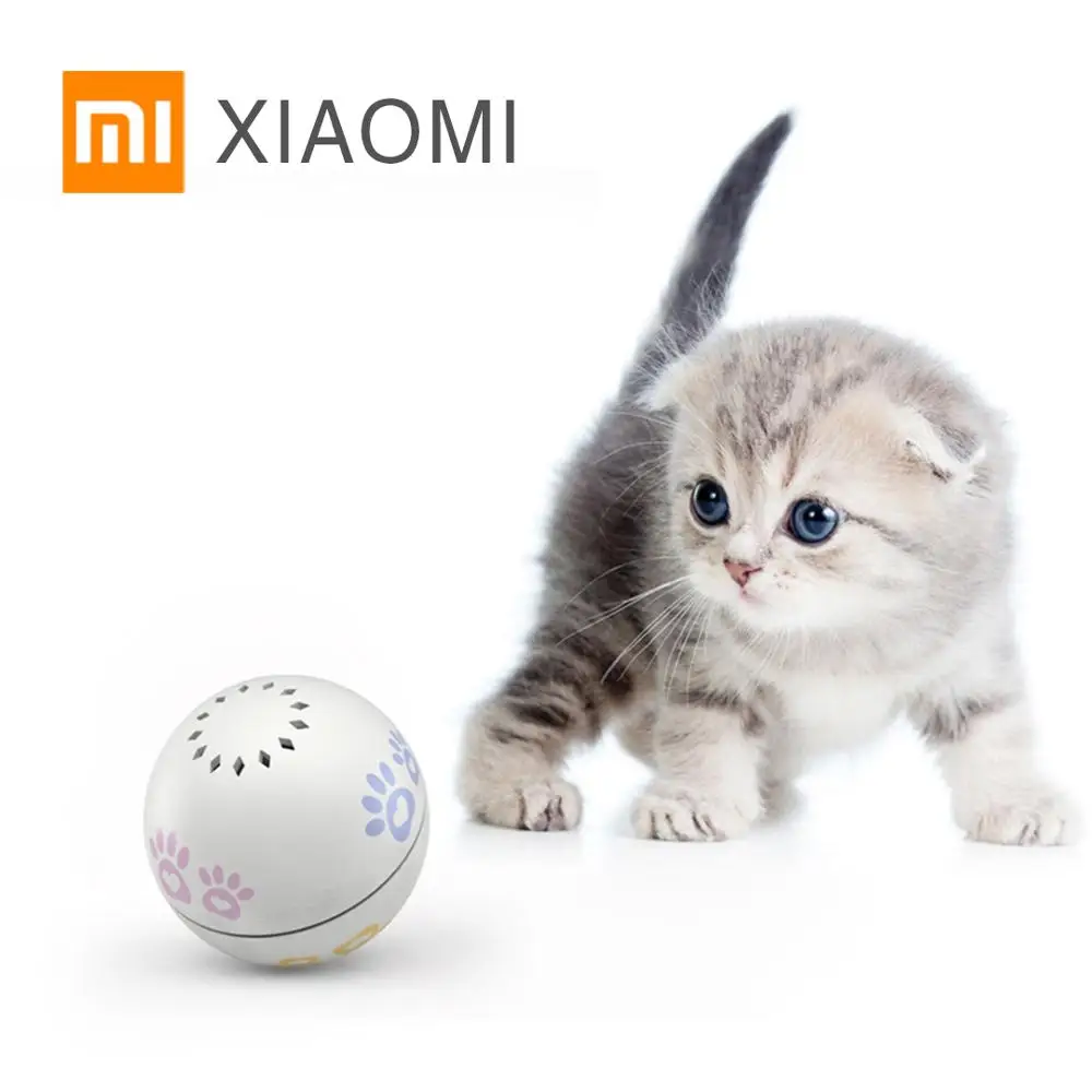 XIAOMI MIJIA Умная игрушка для кошек, мячик, товары для питомцев, котенок, игрушечные мячи, кошачий автоматический, в красную точку, забавный кот, игра, зарядка через USB|Игрушки для кошек|   | АлиЭкспресс