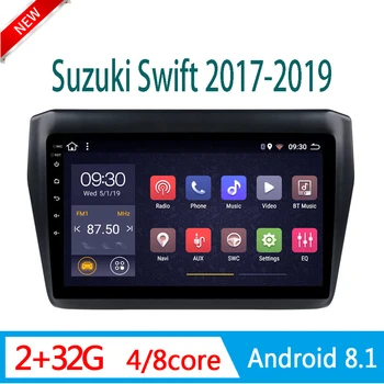 

RAM2G car radio For Suzuki swift 2017-2019 Multimedia system audio stereo DVD GPS SWC RDS am with frame Android unit mirror link