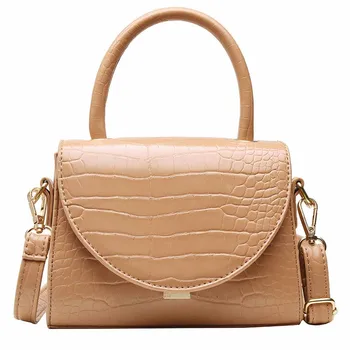

Women's crocodile shoulder bag fashion solid color leather high quality portable Messenger bags сумки женские натуральная кожа