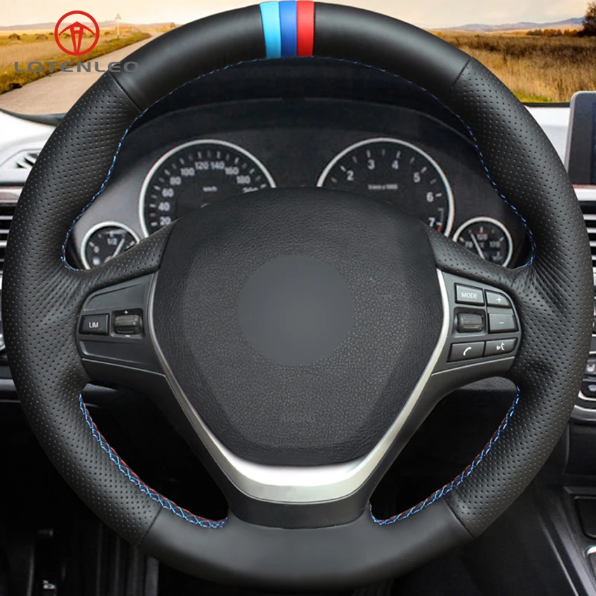 Задняя панель LQTENLEO из черной кожи для BMW F20 F21 F22 F23 118i 120i 125i 120d 218i 228i 420i 430i 435i 428i