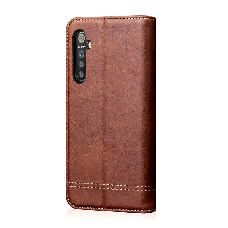 Realme X2 XT Премиум кожаный чехол Роскошный Твердый чехол с откидной крышкой для Oppo Realme XT чехол Realme X2 X 2 2X TX бумажник чехол для OPPO K5 Броня