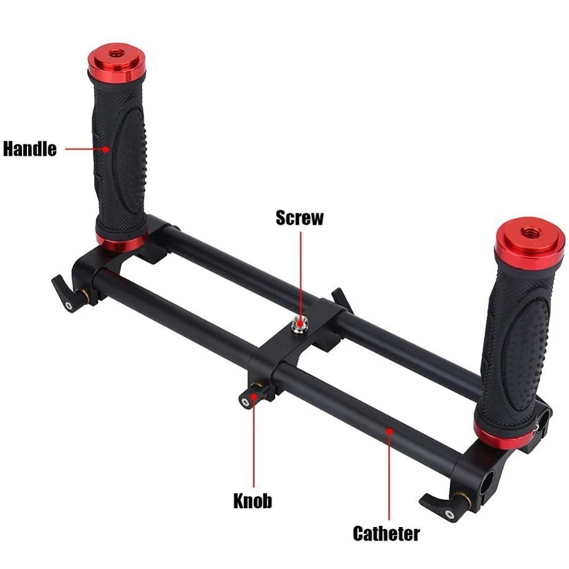  Dual Handle Grip Bracket Kit for Beholder Ms1 Ds1 Ec1 3 Axis Handheld Dslr Camera Stabilizer Gimbal