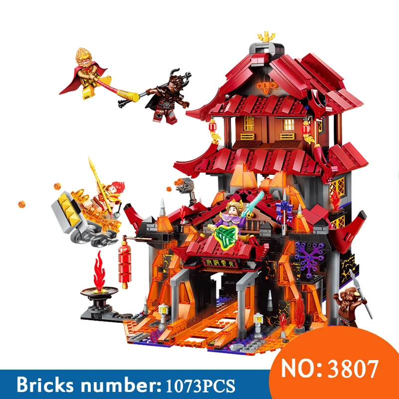 Goku Sun Wukong Eclairer 3807 Temple De La Resurrection Armes De Combat Blocs De Construction Ensemble Classique Modele Enfant Jouets Pour Enfants Aliexpress