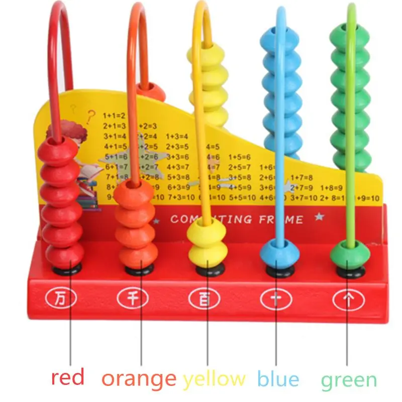 Деревянный Abacus для детей для изучения математики развивающие игрушки математики костяшки для начальной школы детского сада игрушка