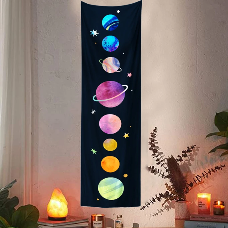 Vintage Tapestry Wall Hanging Psychedelic Galaxy Space Tapestry