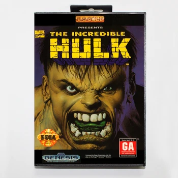 

Incredible Hulk 16bit MD Game Card For Sega Mega Drive/ Genesis with Retail Box