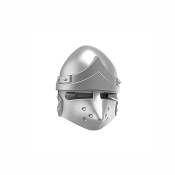 

10pcs/lot Medieval Helmets MOC Blocks Knights Rome Warrior Middle Ages Wars Protector Building Bricks Toys for Children PGPJ2016