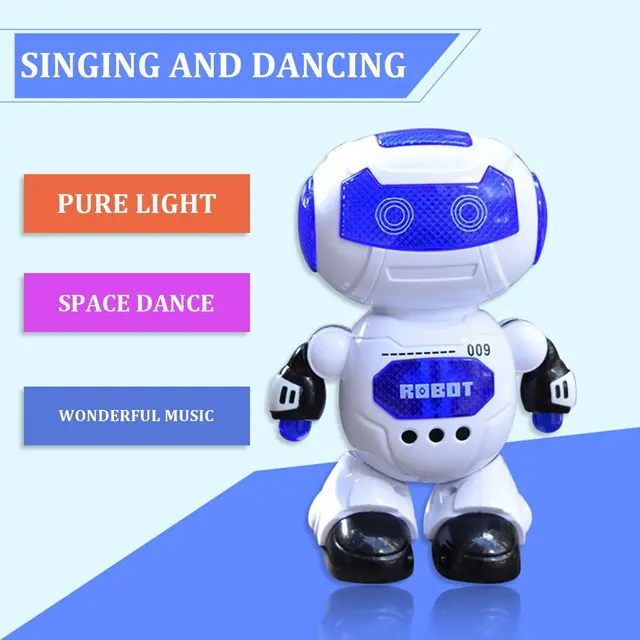 NEWToys for Children Dance and Music Robot Action Children's Electric Toys Hyun Dance Robot Rotating Light Music 3
