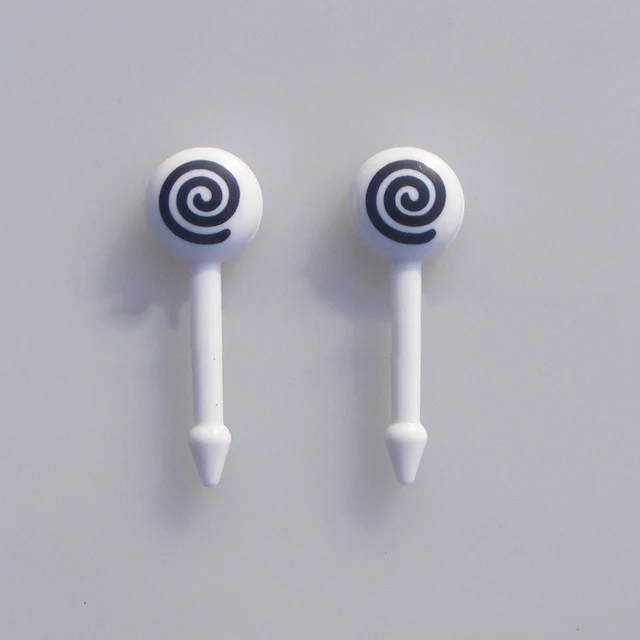 Szép 6/10 db Műanyag Gyümölcs Fogpiszkáló Szemű Rajzfilm Villák - Image 6