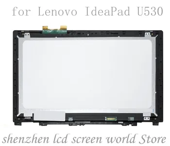 

15.6" Laptop LCD Assembly with Frame For Lenovo IdeaPad U530 Display Touch Screen Glass Digitizer N156HGE -EA1 LP156WHU-TPB1