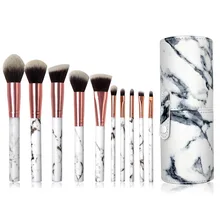 Beauty Tools 10 Makeup Brush Set Marble Pattern Makeup Brush 5 Big 5 Small Explosive Makeup Brushes New