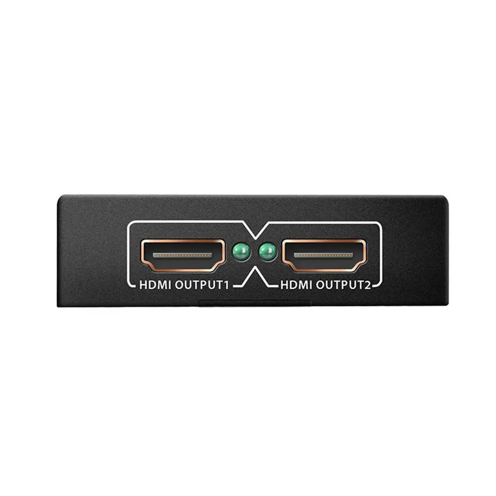 

Hdmi 1 In 2 Out 1080P 4K 1x2 Multifunction Hdcp Stripper 3D Splitter Power Signal Amplifier American Standard