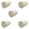 5Pcs/set Laboratory Solid Rubber Stoppers White Color Plug Flask Bungs Tapered Bottle Alkali-resisting Tube Sealed Lid Lab Corks ► Photo 2/6