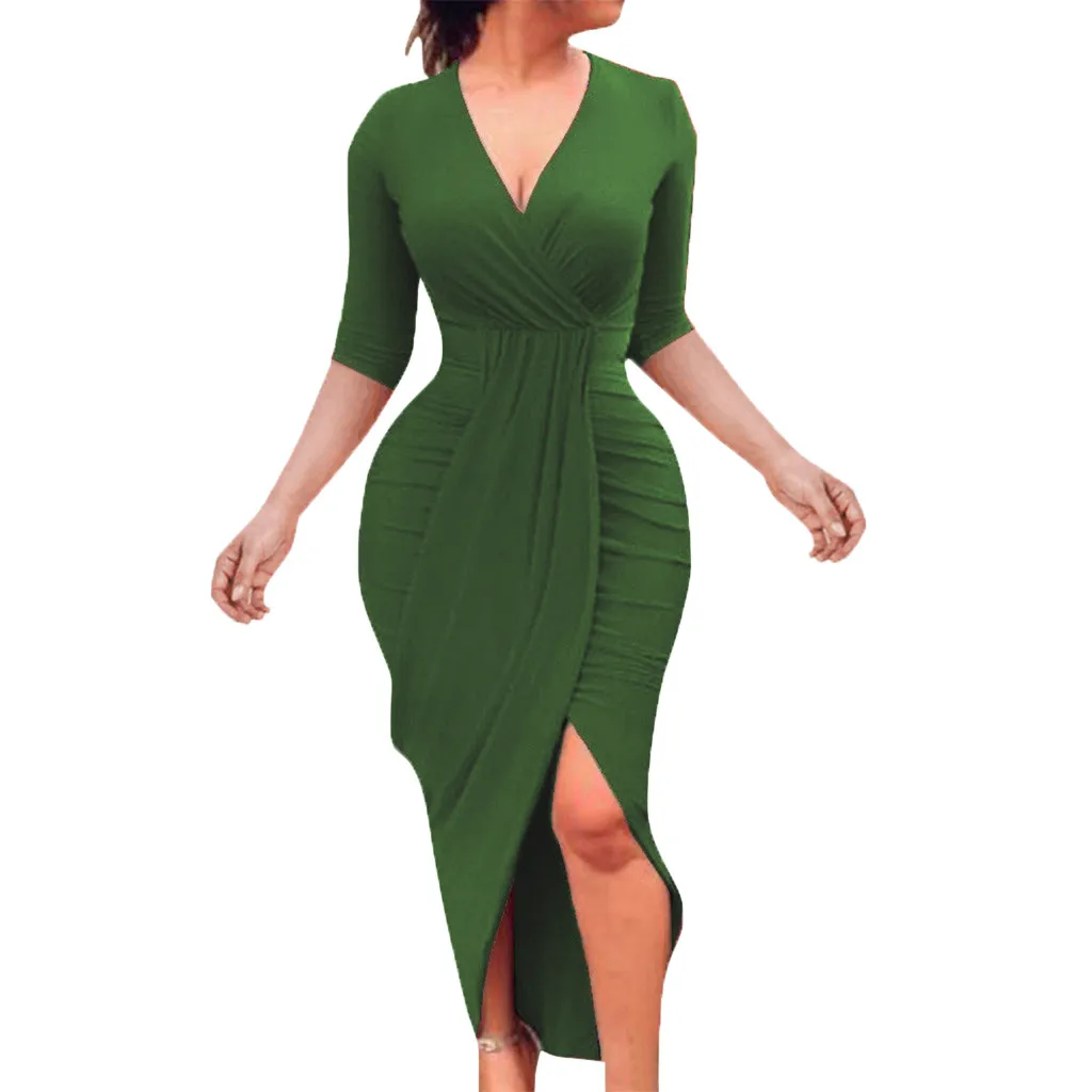 Женское платье vestidos de verano vestido ropa mujer, платья vestidos mujer robe, повседневное однотонное M-2XL с коротким рукавом, Z4