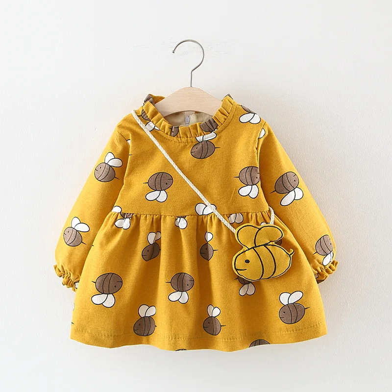 Babyinstar; плотное платье с героями мультфильмов; зимнее платье для девочек; костюм принцессы; топы для девочек; костюм для малышей; зимняя одежда; вечерние платья для девочек