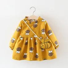 Babyinstar; плотное платье с героями мультфильмов; зимнее платье для девочек; костюм принцессы; топы для девочек; костюм для малышей; зимняя одежда; вечерние платья для девочек