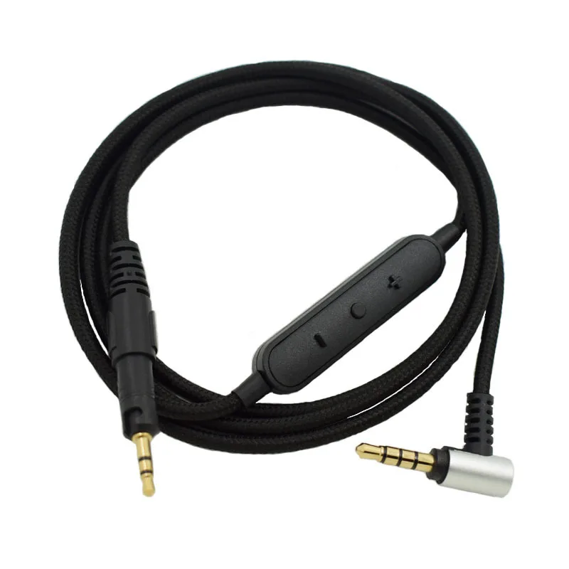 

Replacement Audio Cable for Sennheiser HD598 HD518 Headphone Cable with Microphone for ATH-M50X M40X Earphone