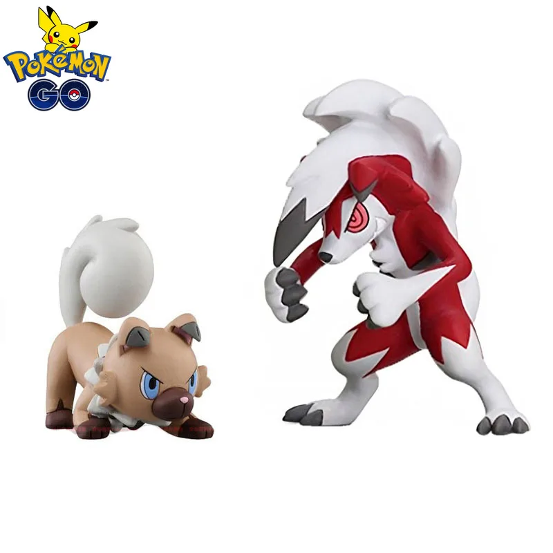 TAKARA TOMY Pokemon Zeraora Lugia Lunala Necrozma RockruffAction фигура аниме Коллекционные сувениры игрушки