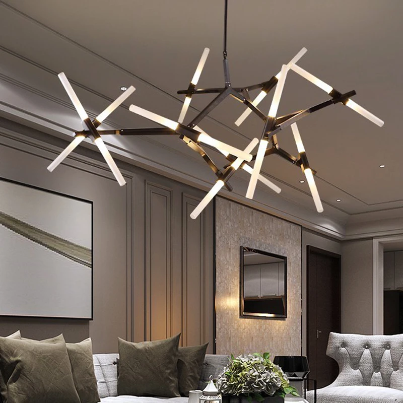 rustic chandeliers Modern LED Chandelier Chandeliers Ceiling Nordic Lighting For Living Room Bedroom Kitchen Lustre Glass Lamp Indoor Fixture Light dining room light fixtures