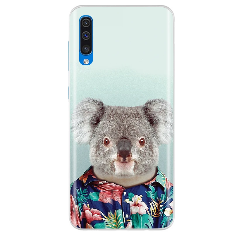 phone card case For Samsung Galaxy A50 A70 2019 Case Tpu Cover Soft Silicone Cute Painted Case For Samsung A70 A705F A50 A 50 A505F A 70 Fundas phone flip cover
