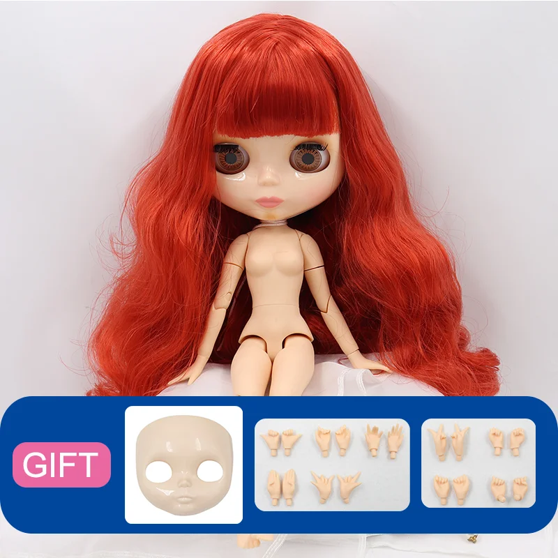 ICY Blyth кукла глянцевое лицо блестящее лицо натуральная кожа шарнир тела bjd игрушка специальная цена одна распродажа 1/6 30 см - Цвет: 1045