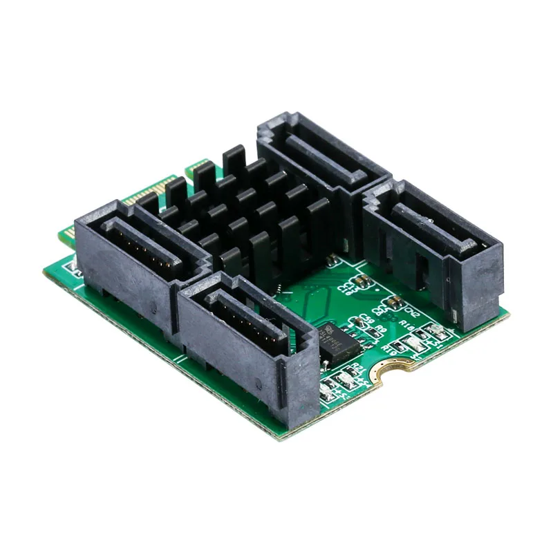 QINDIAN добавить на картах M2 к SATA M.2 к SATA картам M.2 SATA адаптер/контроллер/концентратор SSD SATA3 расширительный порт мультипликатор M.2 B+ M ключ