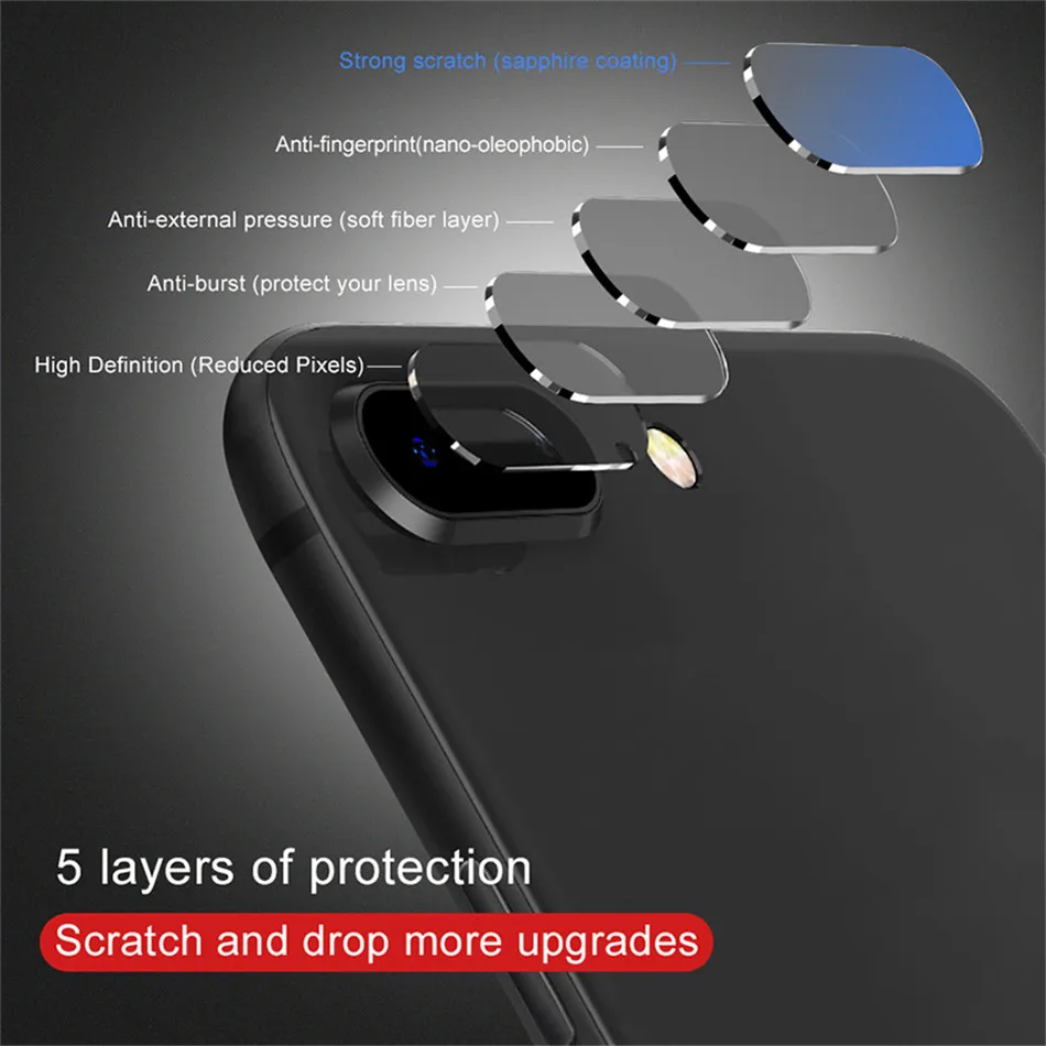  Kamera Gehärtetem Glas Objektiv Für iPhone 11 Pro Max Screen Protector Für iPhone XS MAX XR X Film 
