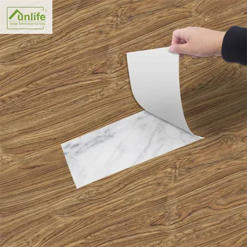 

Yellow Rose Wood Grain Floor Sticker PVC Waterproof Self-adhesive Wallpaper For Living Room Bedroom Home Wall Decor Mural Decal