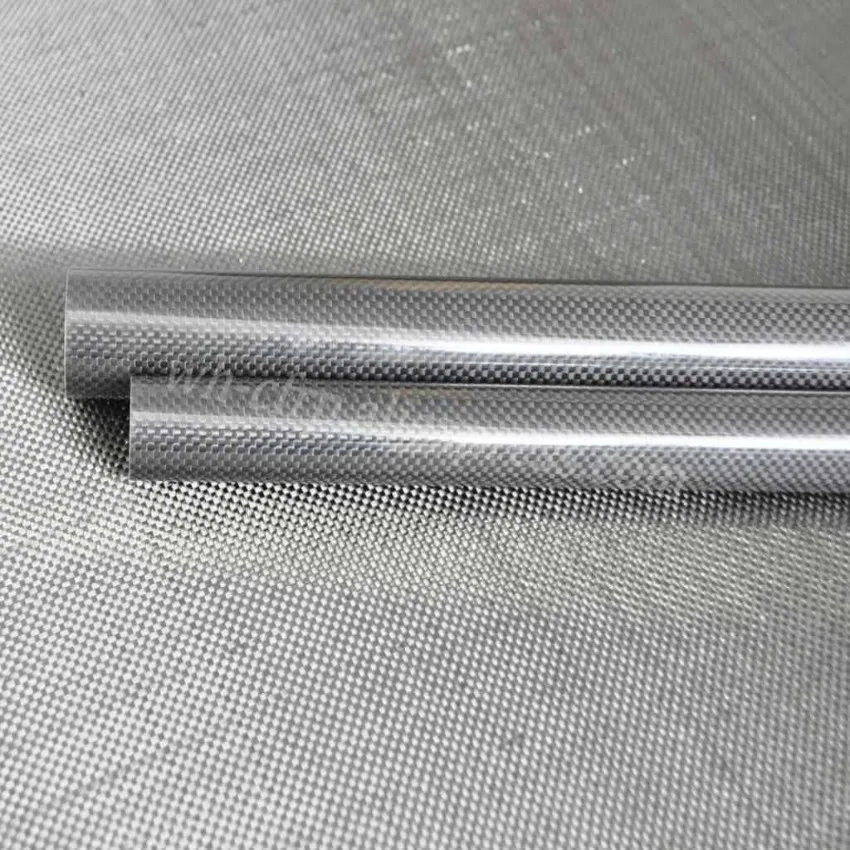 탄소 섬유 튜브 L 1000MM OD 20mm 21mm 22mm 23mm 24mm 25mm 26mm 27mm 28mm 29mm 30mm, 100% 풀 카본, 일본 3k 개선