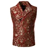 Men's Luxury Brocade Paisley Floral Double-Breasted Suit Vest Victorian Gothic Steampunk Waistcoat Men Chalecos Para Hombre 2XL ► Photo 2/6