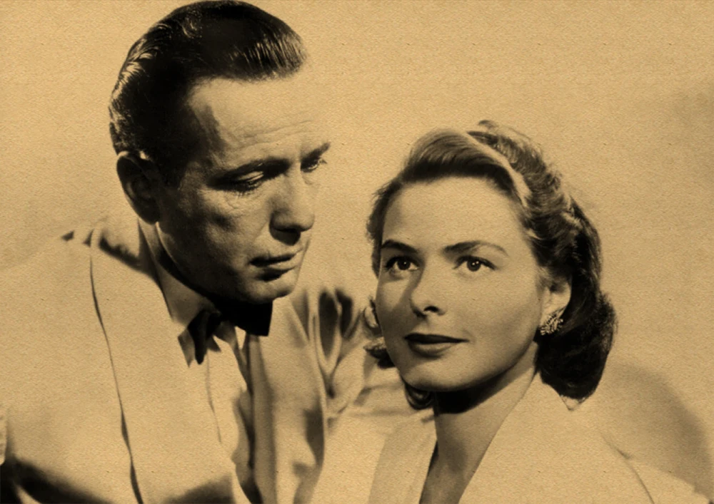 Casablanca Movie Poster, декоративная наклейка, плакат из крафт-бумаги, наклейка на стену, винтажная Наклейка на стену, настенный стикер по фильму - Цвет: 21