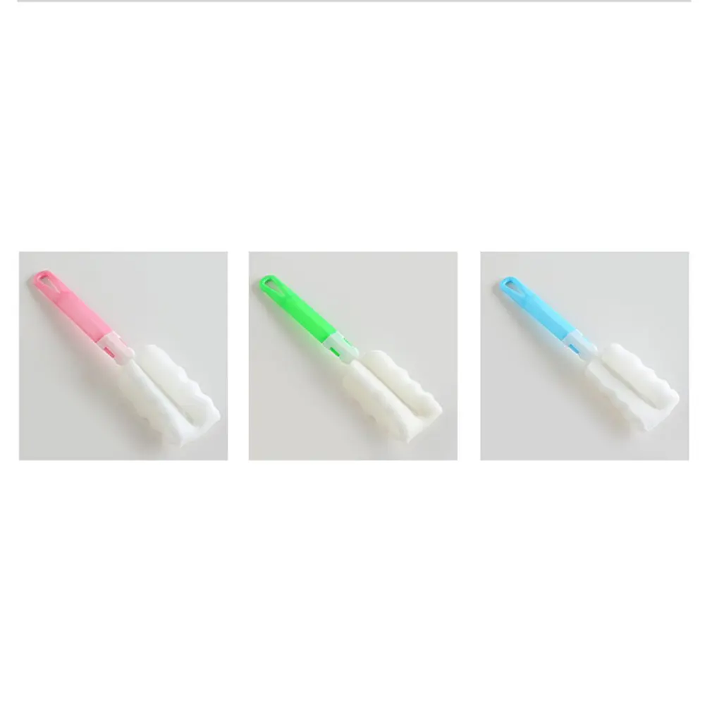 

Cleaning Brushes Cup Brush Long Handle Easy Sponge Cleaner Cleaning Bottle Glass Bathroom useful Kitchen Bottles tools
