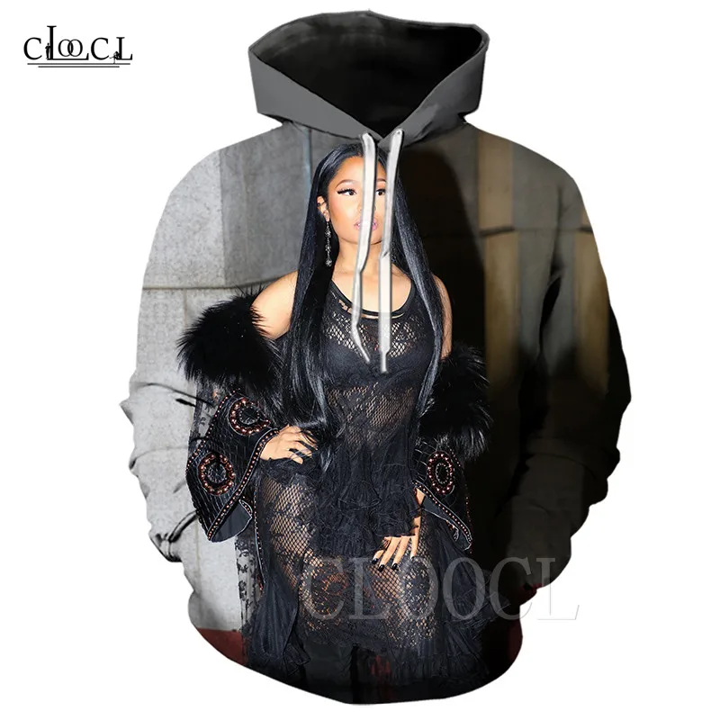 Hoodies 2 Nicki Minaj певица звезда 3D толстовки с принтом для женщин/мужчин повседневная Крутая толстовка с длинным рукавом с принтом Мужская модная одежда унисекс - Цвет: Hoodies 2