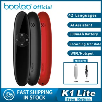 

Boeleo K1 Lite Portable Smart Voice Translator Real Time 42 Languages 3 In 1 AI ASSISTANT Text Accurate translation Stock