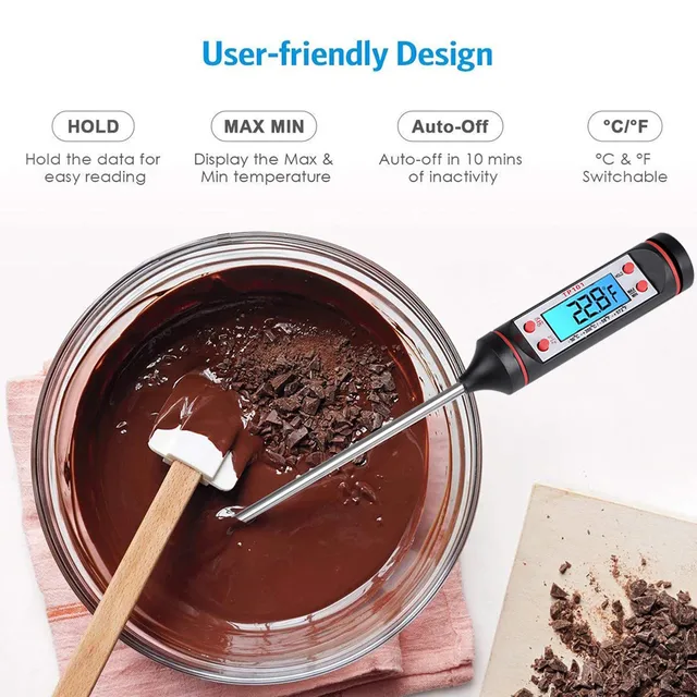 1/Pc Főzés Ételhús Szonda Digitális Konyhai Hőmérő Gáz Sütő Bbq Nagykereskedelem - Image 5