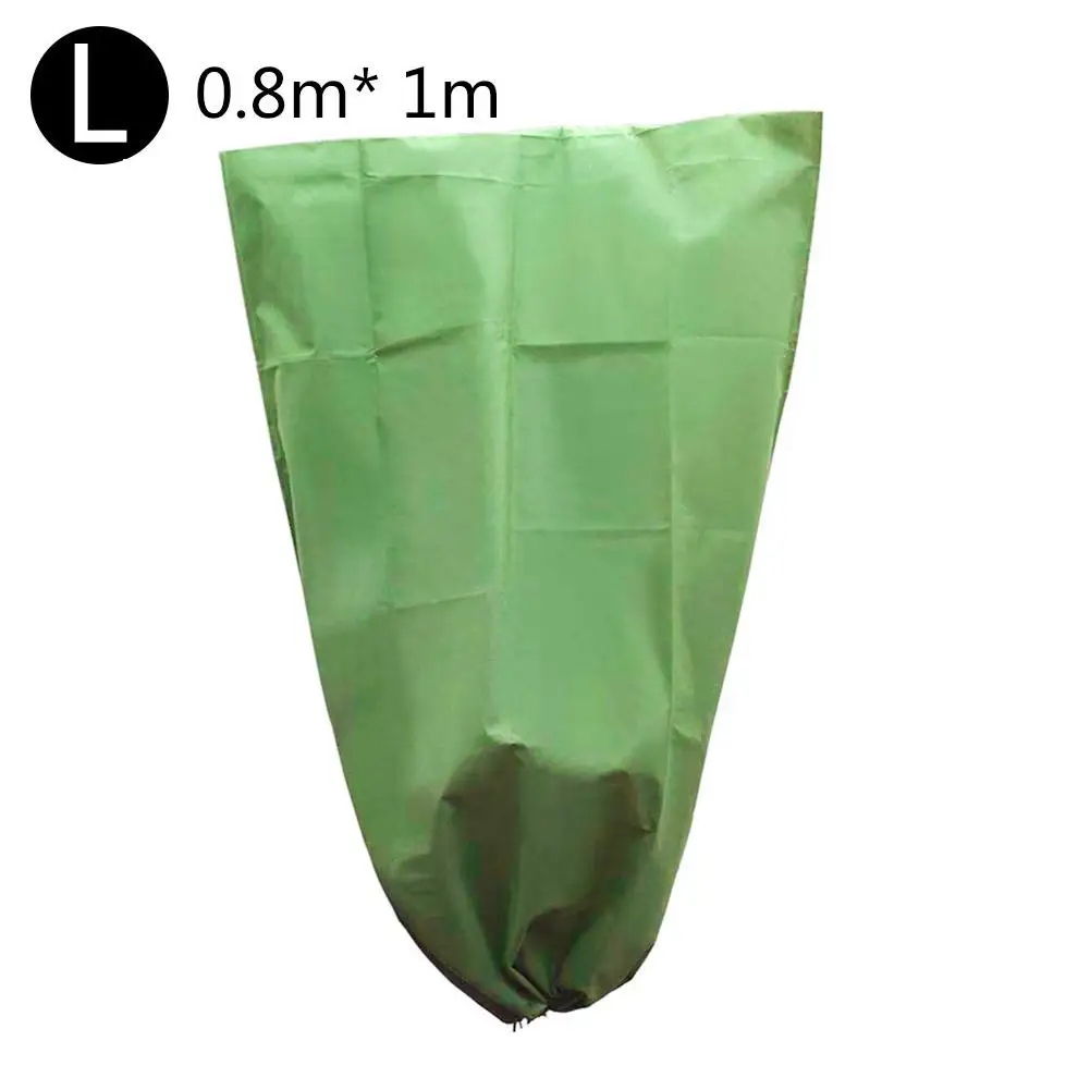 Зашифрованное нетканое растительное покрытие, растительное кустарное пальто, Защитная сумка для дерева, зимний сад, теплица, сумка, теплая ткань, растительное одеяло - Цвет: Green