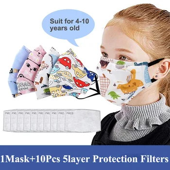 

11PCS Owl Kids Mouth Mask Cotton Children Face Mouth Nose Baby Reusable Filter Breathable Protective Anti Dust Mask Cute
