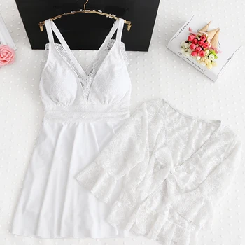 

STAERK conjoined female conservative skirt covered belly show thin big yards swimsuit add fat mm lace long sleeve blouse
