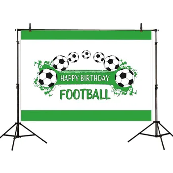 

Football Backdrop Soccer Theme Birthday Party Banner Photography Background Baby Shower Studio Table Scene Setter Wall Poster
