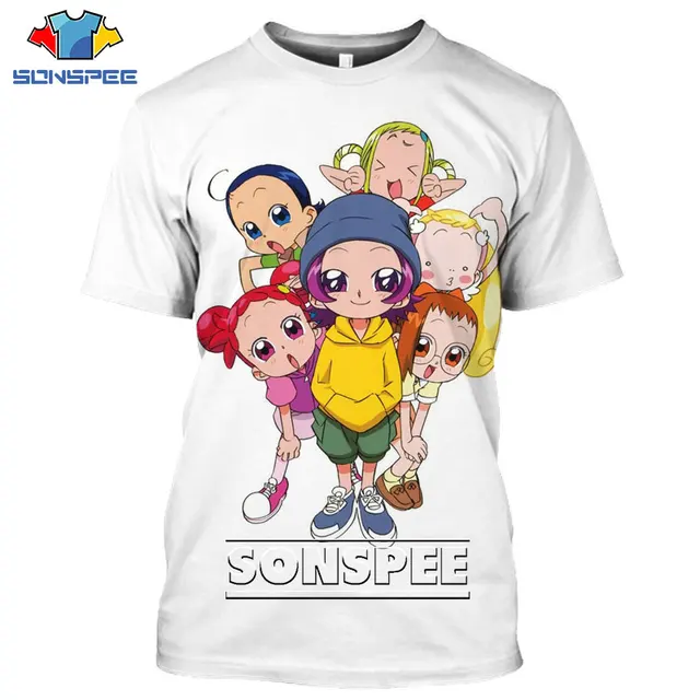 SONSPEE Ojamajo Doremi Magic Loli Sexy Tshirt 3D Printed Men Women Tees Tops Graphics Summer T-shirt Harajuku Anime Style Shirt 20514