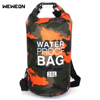 

5/10/15L Outdoor Thickened Waterproof Swimming Bag Durable Rafting Diving Dry Backpack PVC Swimming Bags for River Trekking