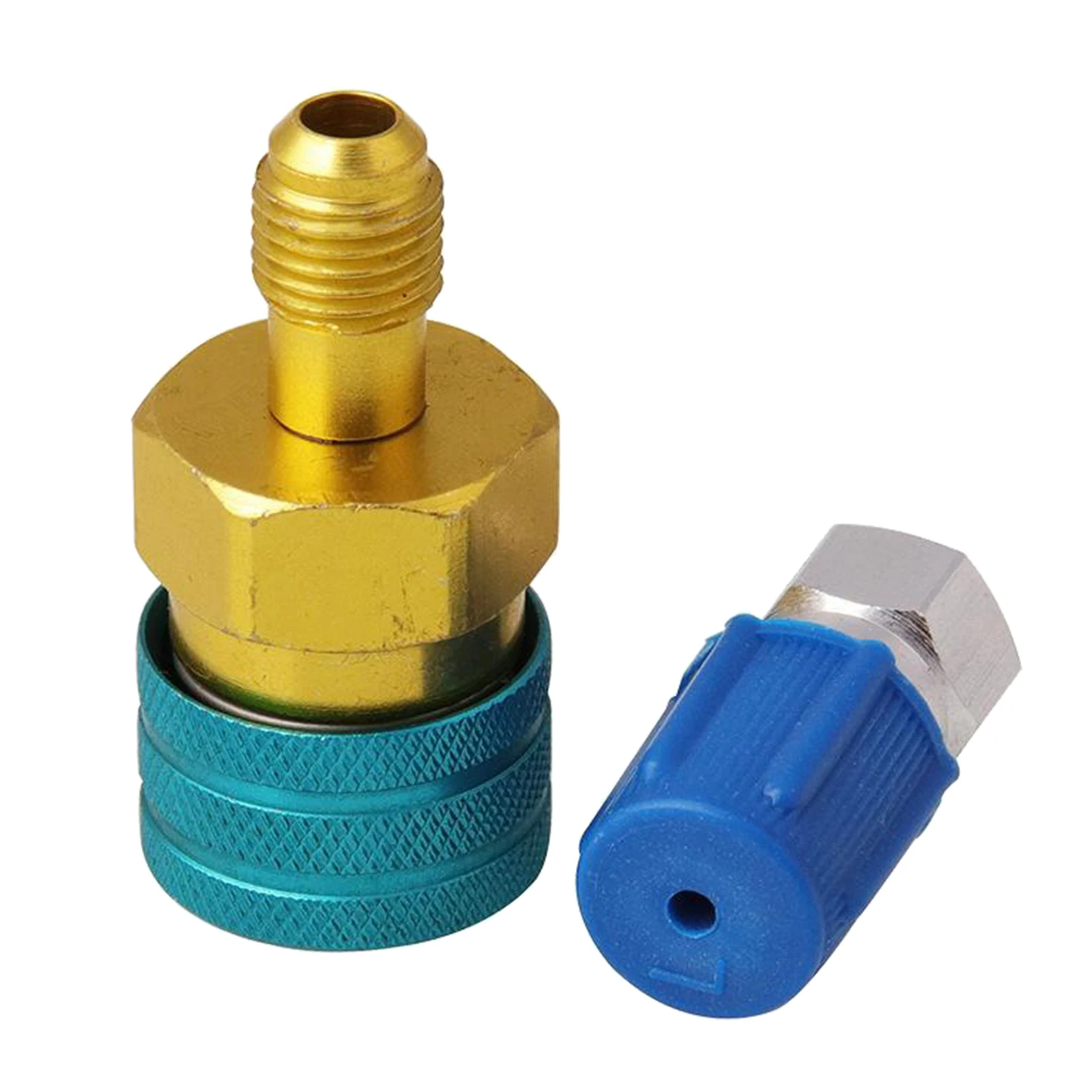 Auto Car Air-Conditioning Fitting Connector Kit R1234YF to R134a Low Side Quick Coupler Hose Adapter Fitting Connector