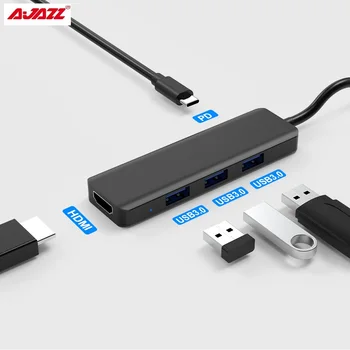 

Ajazz Type-C Docking Station Expand Notebook Desktop USB Port Mobile Phone HDMI Multi-interface Computer Converter