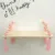 Nordic Style High-end Custom Wooden Bead Double Shelf Children's Room Soft Wall Decoration Shelf Home Decor