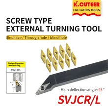 SVJCR/L zewnętrzne lathe tools SVJCR1212H11 SVJCR1616H16 SVJCL2525M16 nóż tokarski frez do metalu VCMT/VCGT płytki tokarskie narzędzia CNC lathe tool holder narzędzia tokarskie