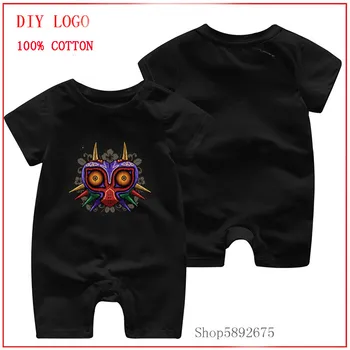 

2020 summer baby romper short sleeve rompers One-Pieces newborn baby clothes The legend of zelda Majoras Kids Baby Clothing