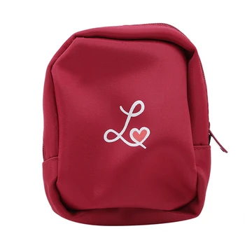 

2020 New Solid Colour Women Portable Mini Makeup Kit Female Portable Korean Travel Storage Cosmetic Bag