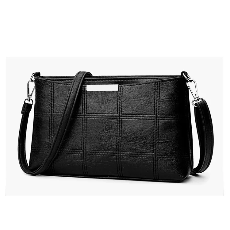 

2018 Spring New Style WOMEN'S Handbag Fashion Joint Customizable Fabric Shoulder Bag Soft Leather Shoulder Bag